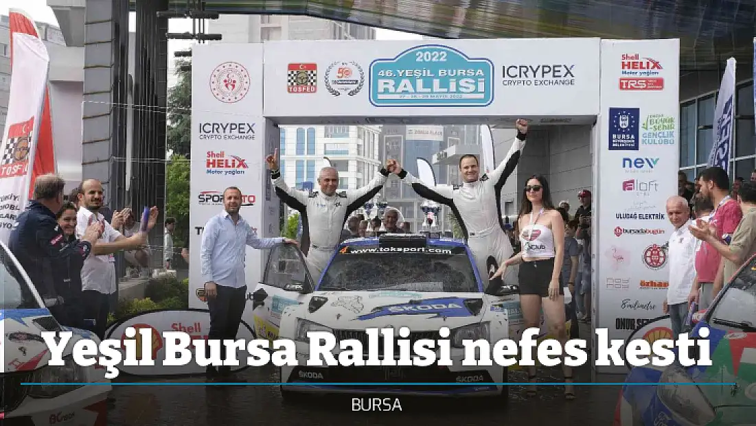 Yeşil Bursa Rallisi nefes kesti