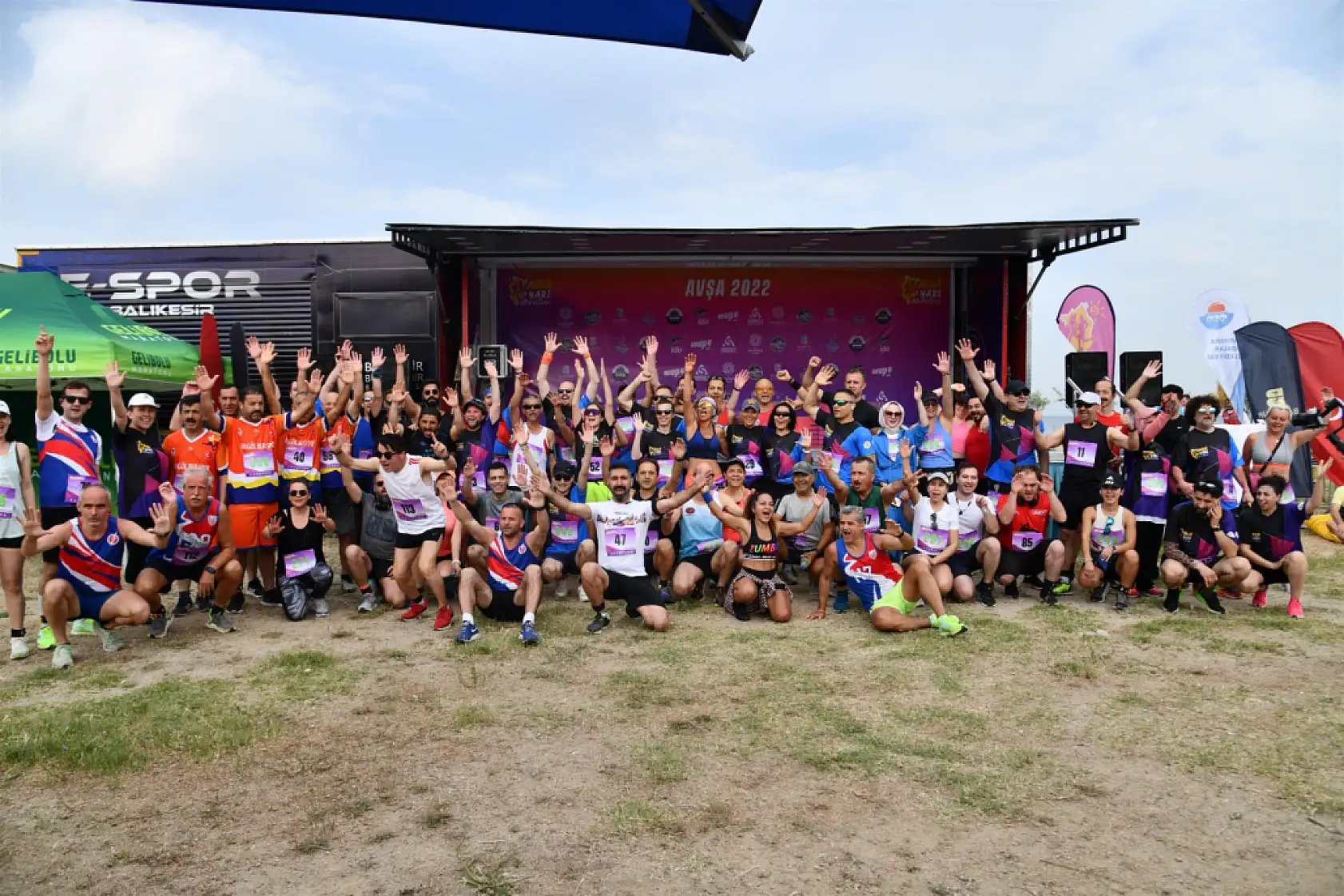 Avşa'da temiz bir Marmara için koştular