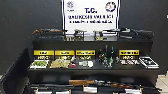 Balıkesir emniyetinden büyük operasyon