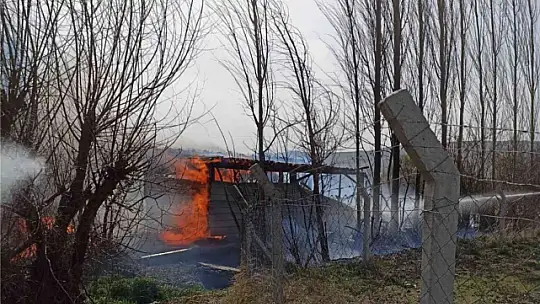 Bigadiç'te iki ayrı yangın
