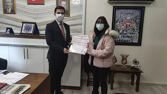 BİGEP sınavlarında dereceye giren öğrenciler ödüllendirildi.