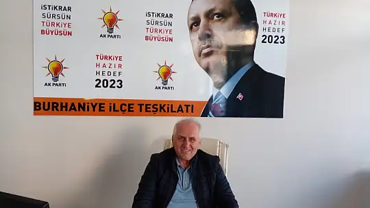 Burhaniye'de AK Parti İlçe Başkanlığının kapısı her zaman açık