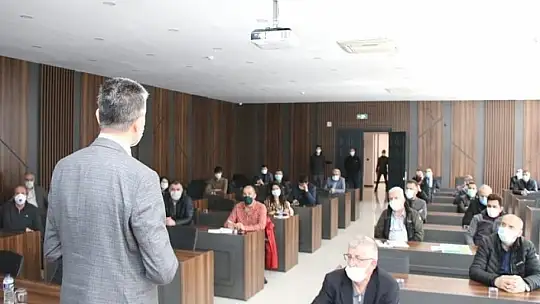 Gönen'de İşletmelere pandemi bilgilendirme toplantısı yapıldı
