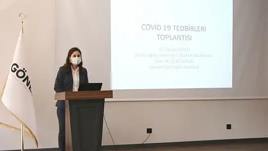 Gönen'de İşletmelere pandemi bilgilendirme toplantısı yapıldı