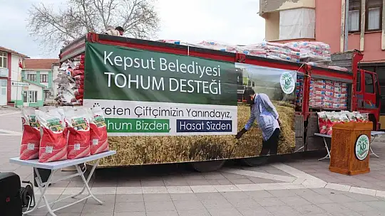 Tohumlar Kepsut Belediyesinden, hasat çiftçiden