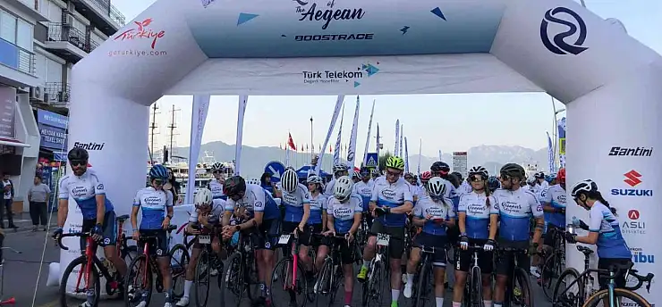 Bisiklet yarışı Marmaris'ten start aldı